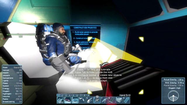 Space Engineers Gameplay - First impression смотреть онлайн