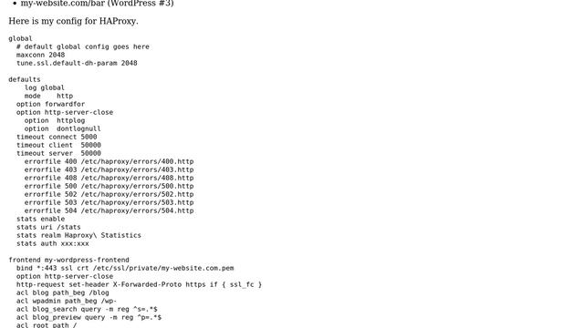 DevOps & SysAdmins: HAProxy & WordPress in subdirectory login into wp-admin redirects to root смотреть онлайн