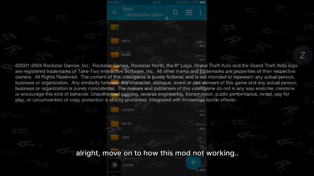 Motion Bloom Shaders Is Not Working For GTA SA V1.08 Android - Bug Report To @unutz