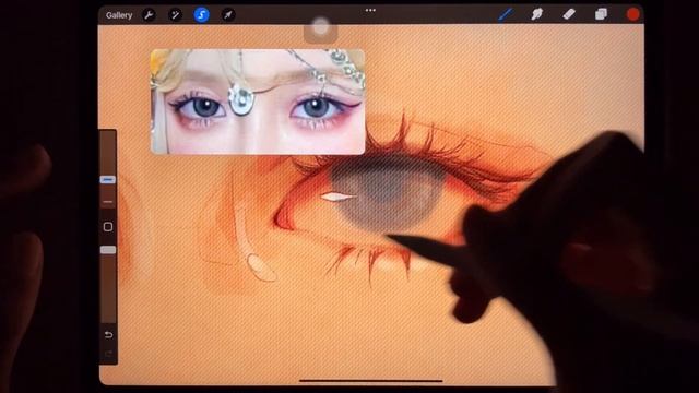 How I draw and stylize eyes using Procreate App ( Brushes + Techniques ) смотреть онлайн
