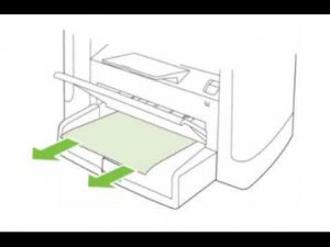Устраните замятия из областей входного лотка HP LaserJet M1120