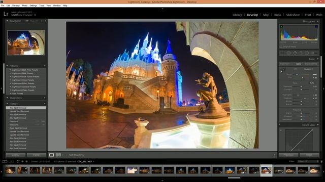 Spot & Dust Removal using Lightroom & Photoshop - Walt Disney World Photo Editing смотреть онлайн