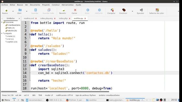 #TopicosDeLaEspecialidad RESTLIKE Python смотреть онлайн