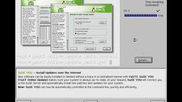 Suse Linux 7.3 installation смотреть онлайн