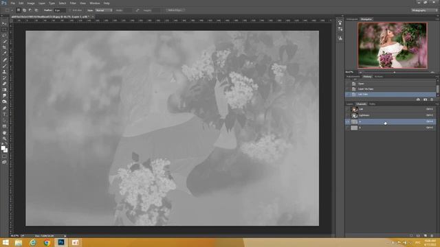 Превращаем фотографию в сказочную за считанные минуты при помощи Lab Color смотреть онлайн