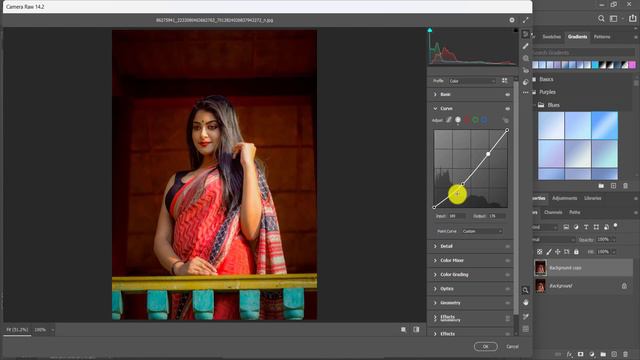 HDR Camera Raw Trick Black Tone Photo Editing Tutorial | Photoshop cc Background Colour Change смотреть онлайн