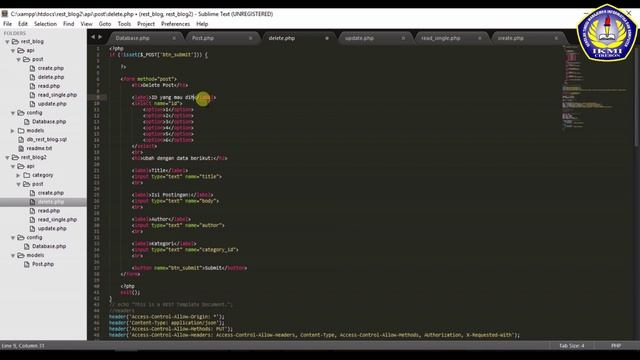 Part 5 | Fitur Delete - Praktikum REST Server (API) dengan PHP смотреть онлайн