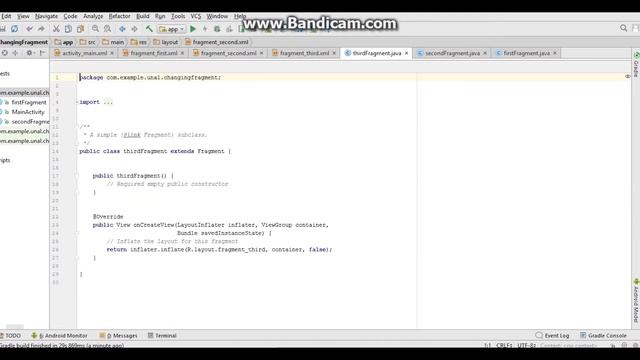 Android Studio Changing Fragment with Bottom Navigation View || Speed Art || Android Development смотреть онлайн