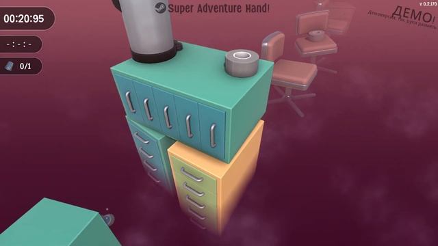 ВЕЩЬ ИЗ УЕНСДЕЙ, СОЗДАЛ СВОЮ ИГРУ! - Super Adventure Hand demo прохождение от Paciphisto смотреть онлайн