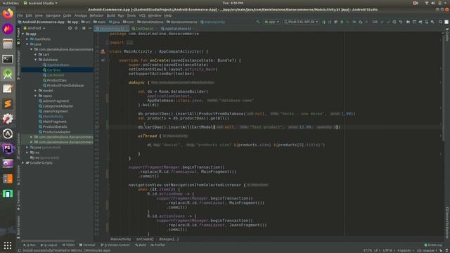 Android Room Database for Shopping Cart (Ecommerce #30) смотреть онлайн