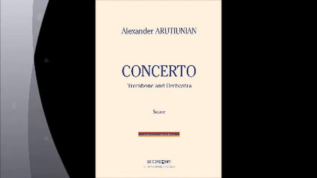 Alexander Arutiunian - Concerto for Trombone and Orchestra 2nd Movement Play Along смотреть онлайн