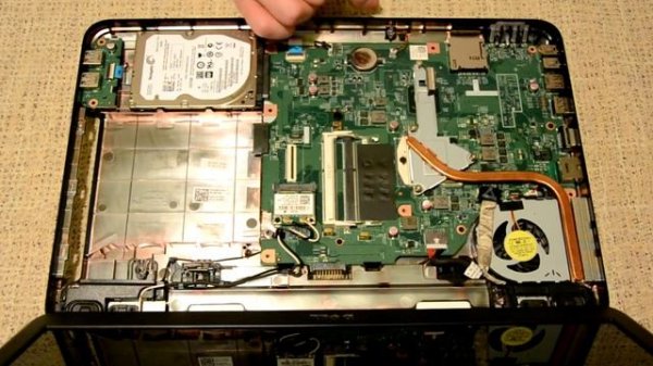 Как разобрать ноутбук Dell INSPIRON 3520 (disassemble Dell INSPIRON 3520)
