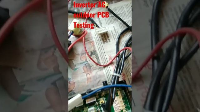 Inverter AC Outdoor PCB Testing.