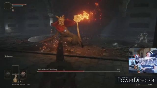 Elden Ring (PC) - Erdtree Burial Watchdog boss fight with Spiked Caestus at low level [1080/60FPS] смотреть онлайн