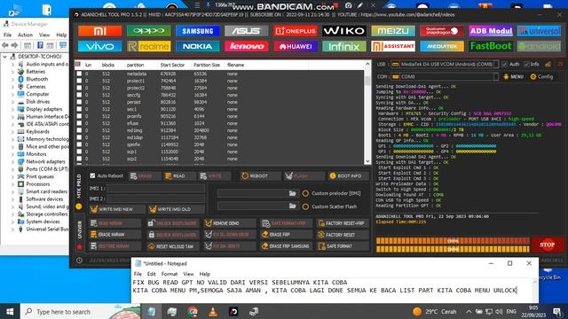 UPDATE ADANICHELL TOOL PRO V 1.5.2 BUG READ GPT VALID MTK PRELOADER NEW SCURTY 2021/2022/2023 смотреть онлайн