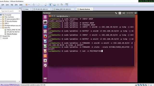2. Configurer une machine Linux comme Pare feu смотреть онлайн