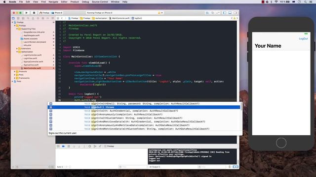 Firebase Installation - Build Login & SignUp App Without a Storyboard (Ep.3) (Swift 4, Xcode 9) смотреть онлайн