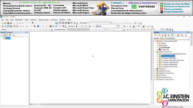 ARCGIS BASICO - Sesion 02: Vincular carpeta y configuracion de la zona смотреть онлайн
