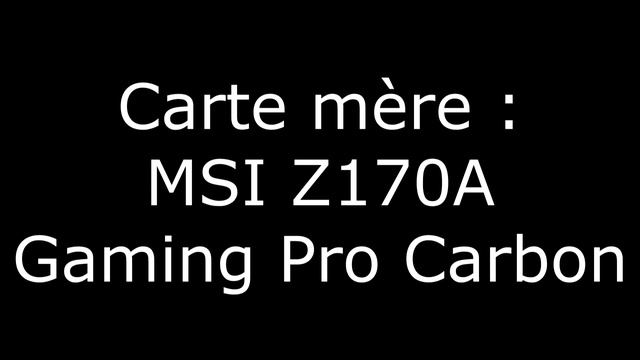 Config PC Gamer - Unboxing complet - i7 6700k-GTX 1060-H115i смотреть онлайн