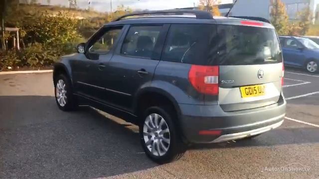 GD15UUN SKODA YETI ELEGANCE TDI CR GREY 2015, Sytner North Wales Skoda