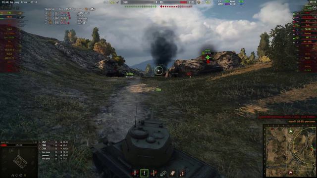 World of Tanks Т-43 "12 фрагов, 4024 урона" смотреть онлайн
