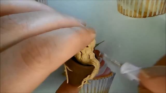 Harry Potter's Mandrake/Mandragora Polymer Clay TUTORIAL | Maive Ferrando смотреть онлайн
