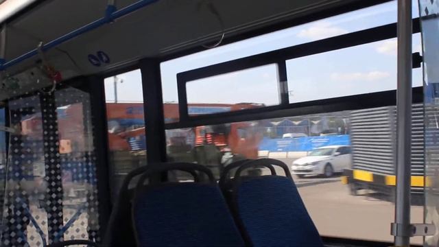 Реконструкция территории ТЦ "Мега - Теплый Стан" - из окна автобуса смотреть онлайн