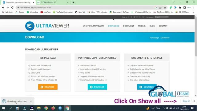 #Ultraviewer Download || How to Download ultra Viewer Software || #Global IT Care смотреть онлайн