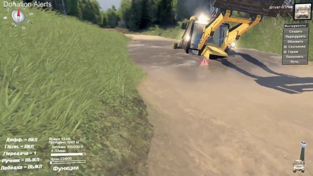 Spin Tires Обзор мода JCB 4cx смотреть онлайн