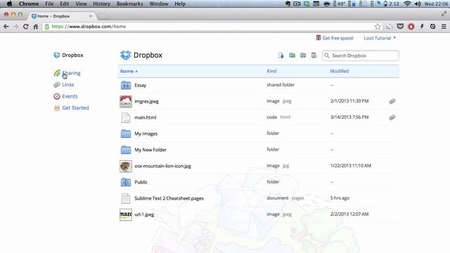 Dropbox - 06. Making your files & folders public смотреть онлайн