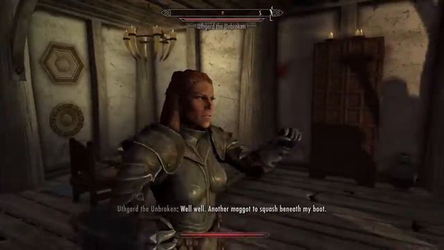 Skyrim Special Edition: Brawling with Uthgerd the unbroken смотреть онлайн