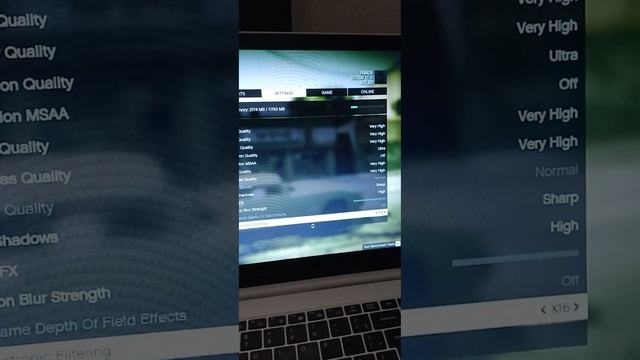 GTAV [Linux Ubuntu] Ultra settings FXAA+MSAA+Antisotropic x16 NVIDIA mx450 + i5 35fps 1080p смотреть онлайн