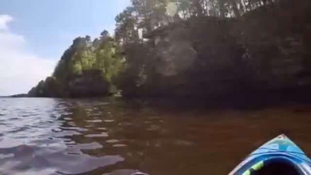 Wisconsin Dells,kayaking. Прогулка на байдарке. смотреть онлайн