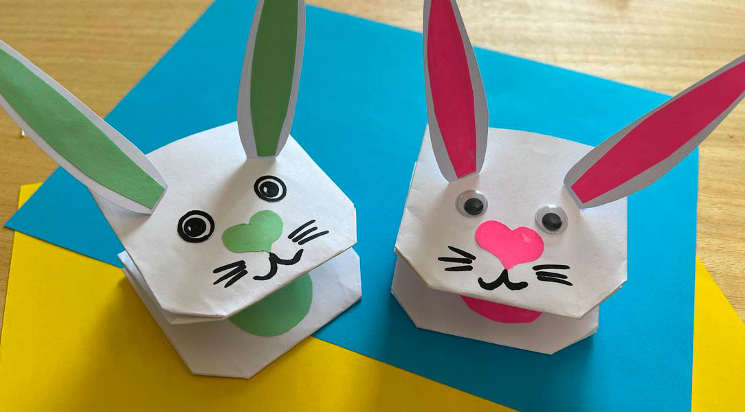 Быстро и легко. Зайчики - попрыгайчики. Поделка для детей смотреть онлайн