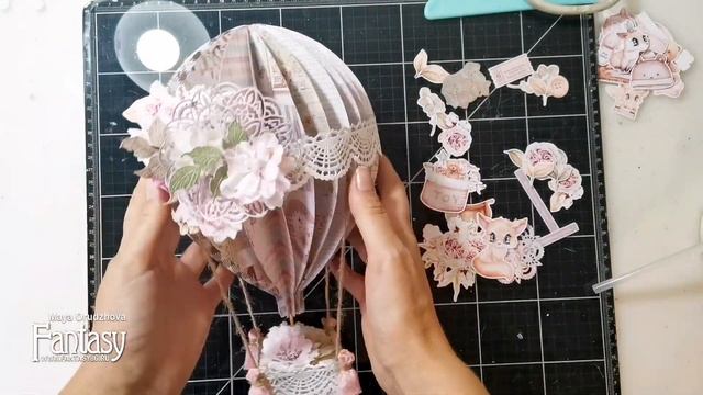 Воздушный шар Мастер-класс /Tutorial / Скрапбукинг / #dies_Fantasy смотреть онлайн