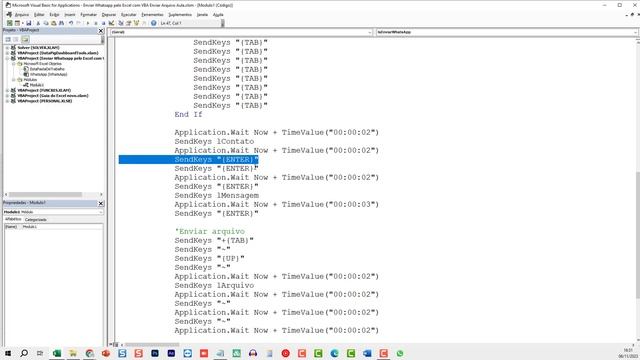 Como Enviar Whatsapp e Arquivos no Excel com VBA смотреть онлайн
