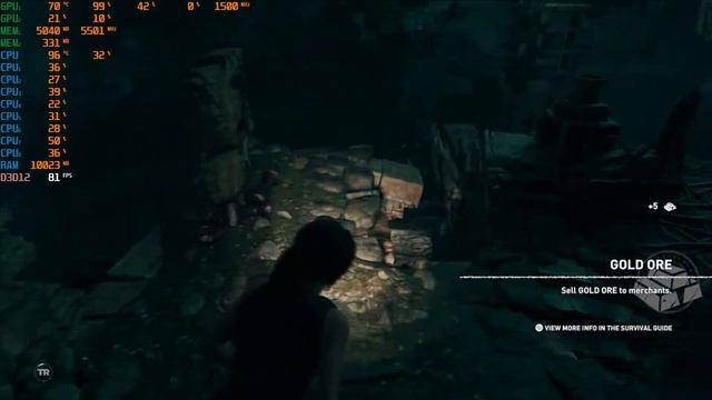 HP OMEN 15 i7 10750H RTX 2060 Shadow of the Tomb Raider GAMEPLAY смотреть онлайн