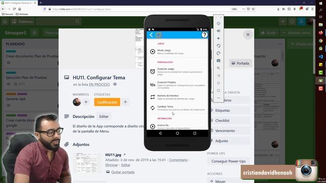 #50. Como cambiar el Tema y Color de la App - HU11. Configurar tema смотреть онлайн