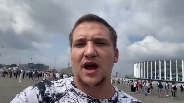 Старт флешмоба в поддержку российских паралимпийцев. Нижний Новгород. смотреть онлайн