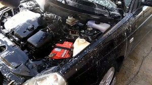 Мойка двигателя Лады Приора, керхером