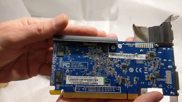 Распаковка Radeon HD 6450