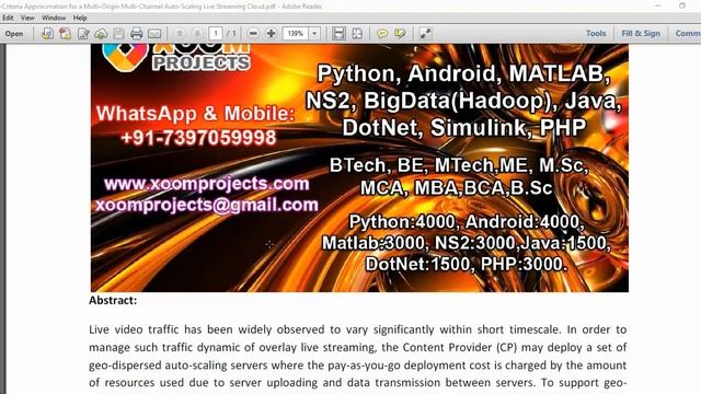 Bi Criteria Approximation for a Multi Origin Multi Channel Auto Scaling Live Streaming Cloud смотреть онлайн