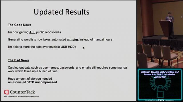 circlecitycon 209 gitdigger creating useful wordlists and hashes from github repositories jaime fil смотреть онлайн