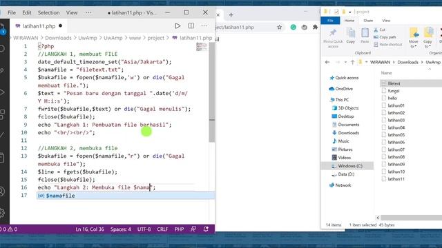 Tutorial File Handling di PHP, Sampai Situs Detik.com Kita Ambil ? | 14. PHP & MySQL смотреть онлайн