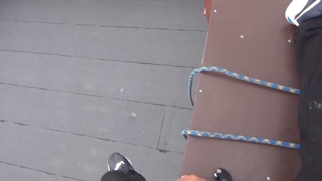 Эксперимент - тест десантера "Венто" на дубовой 11- ой верёвке и переход | Промышленный альпинизм смотреть онлайн