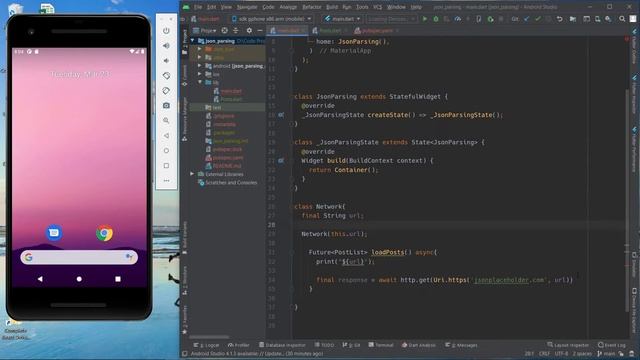 (Hindi) - #22 Flutter Tutorials | JSON Parsing App | Latest 2021..... смотреть онлайн