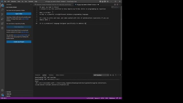 PL/SQL Database Programming Intro смотреть онлайн