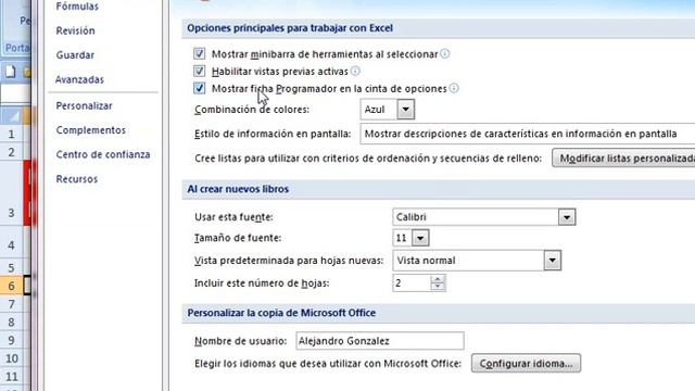 Habilitar la ficha del programador en Excel 2007 смотреть онлайн
