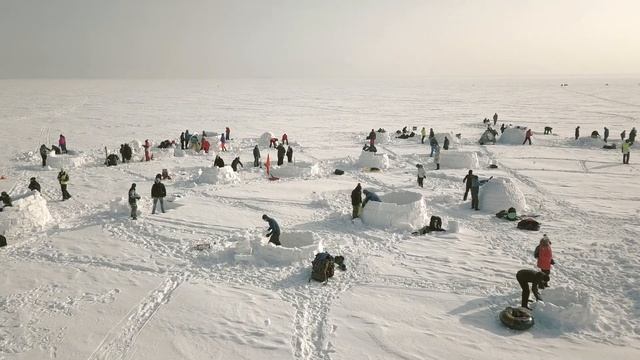 Аэрозарисовка Иглу-2018 "Город Эскимосов" смотреть онлайн