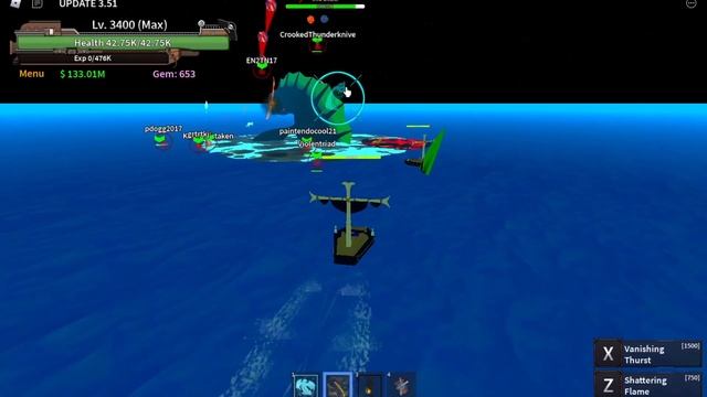 King Legacy Sea Beast Hunting Full Awakening Muramasa And Its OVERPOWERED in Roblox смотреть онлайн